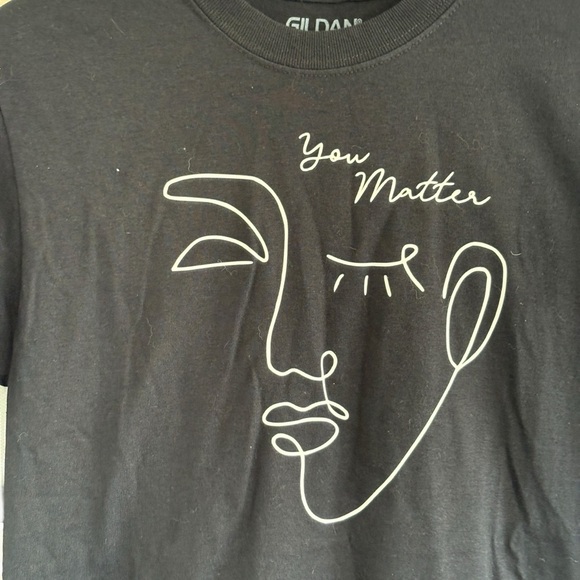 You Matter Tee Shirt Black Teacher Social Worker Size Small - Picture 2 of 4